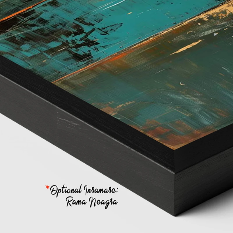 Tablou canvas abstract zen – Ape Liniștite, decor relaxant pentru living modern