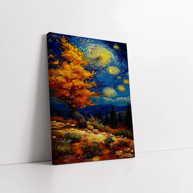 Copacul Solitar - Tablou Abstract