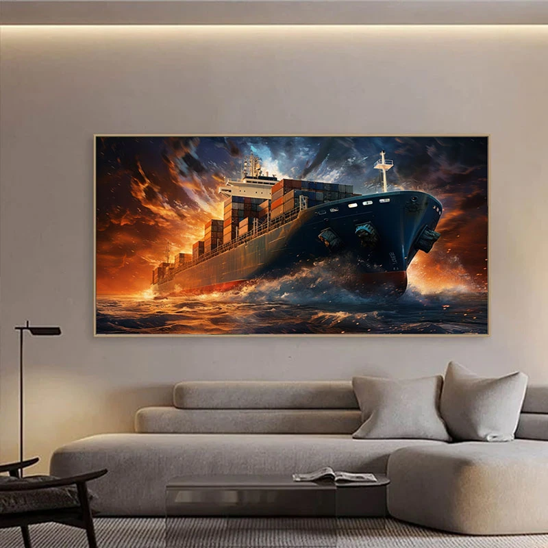 Splendoare de Foc și Apa - Tablou naval