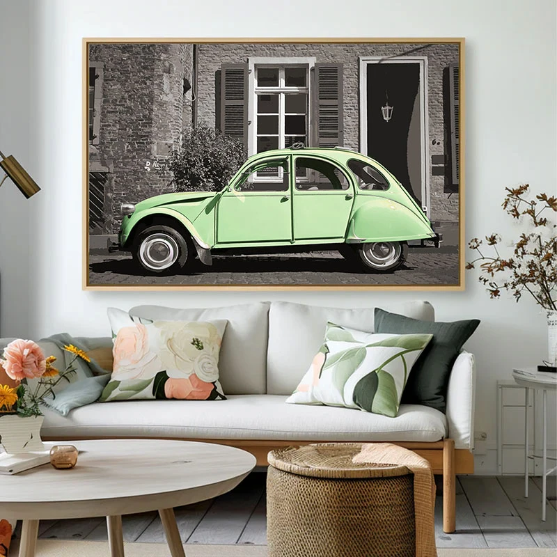 Capodopera Retro - Tablou auto