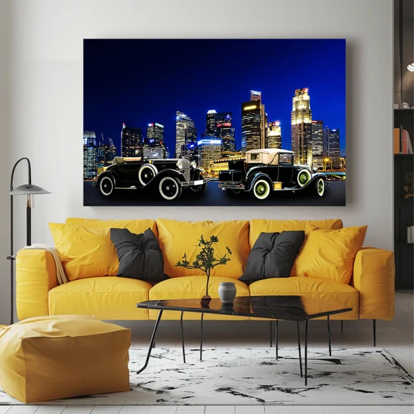 Eleganta in Intuneric - Tablou auto