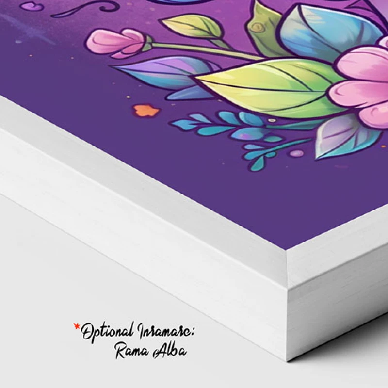 Pisica cu par albastru - Tablou camera copiilor