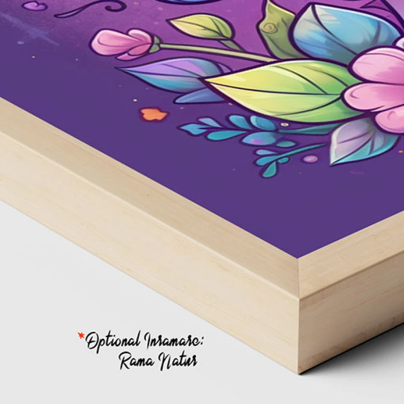 Pisica cu par albastru - Tablou camera copiilor