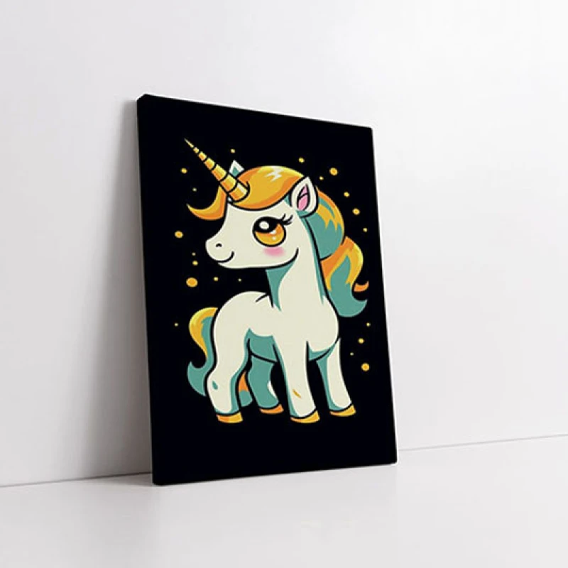 Printul Inorog - Tablou camera copiilor