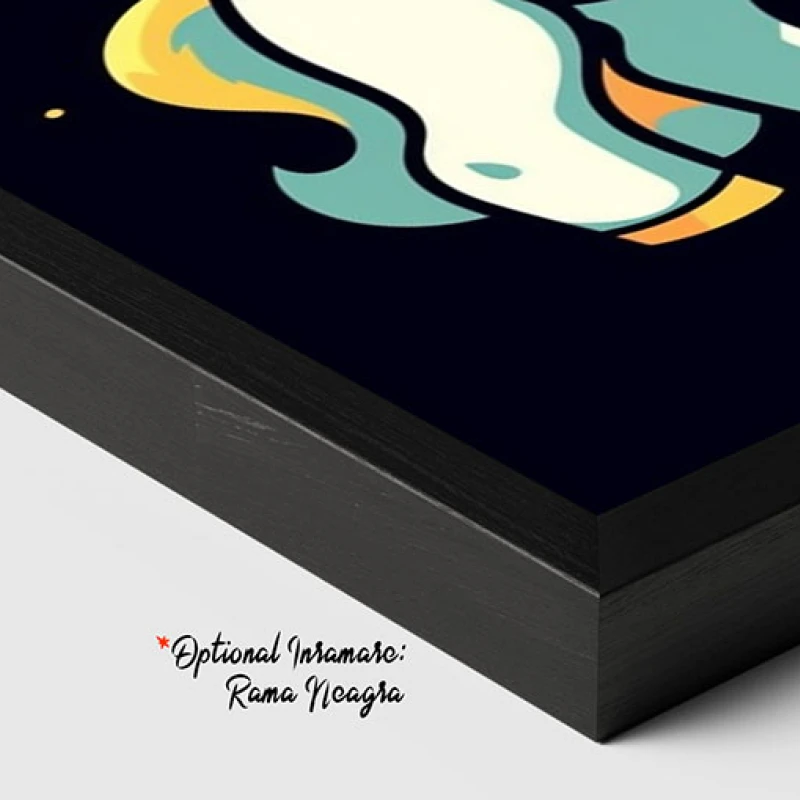 Printul Inorog - Tablou camera copiilor