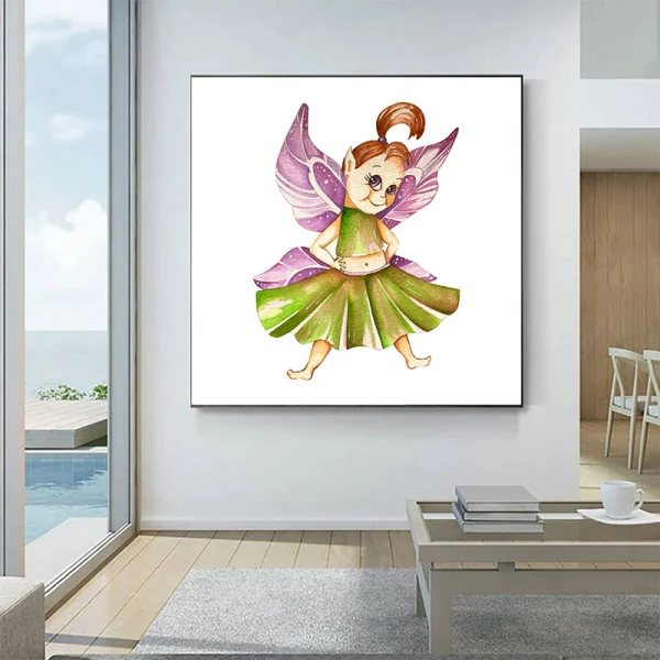 Zana Fluturica - Tablou camera copiilor