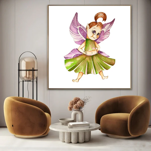 Zana Fluturica - Tablou camera copiilor