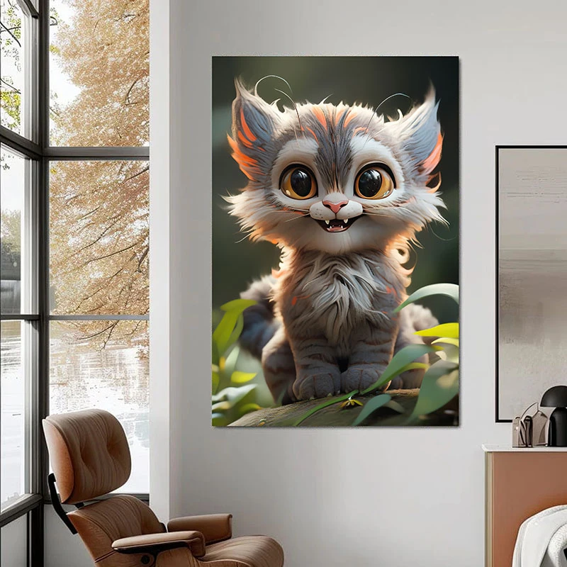 Motanelul Ciufy - Tablou camera copiilor