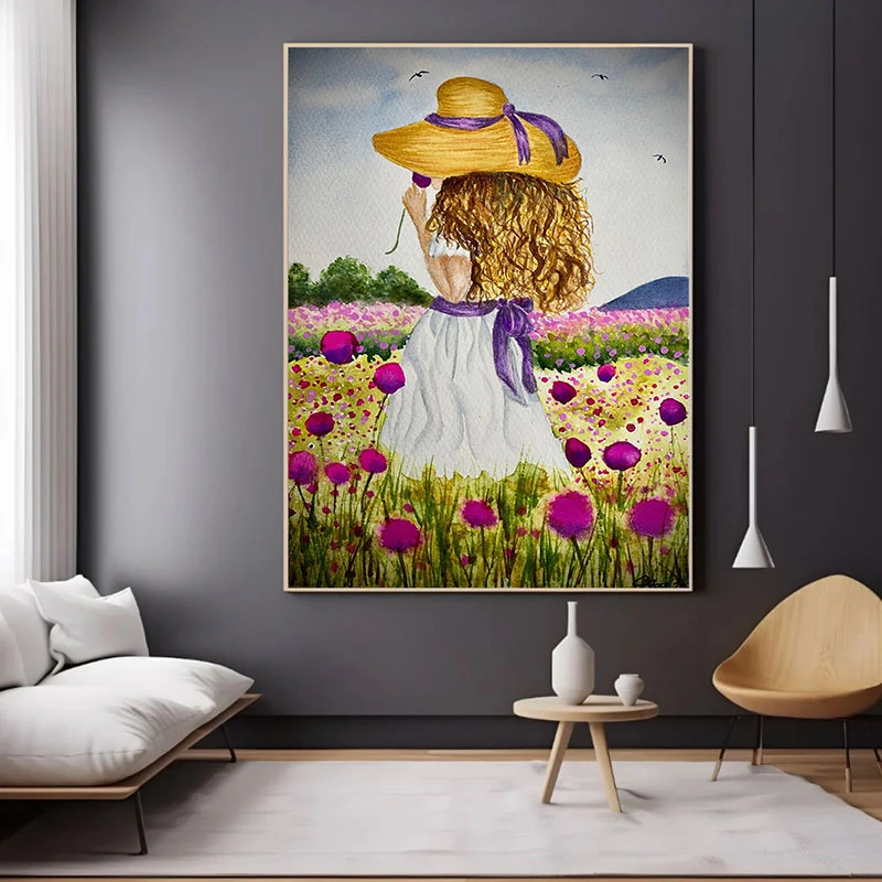 Domnisoara Ema - Tablou camera copiilor