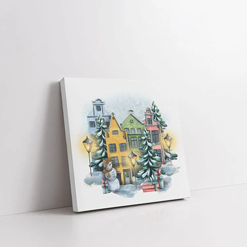 Orasul lui Craciun - Tablou camera copiilor