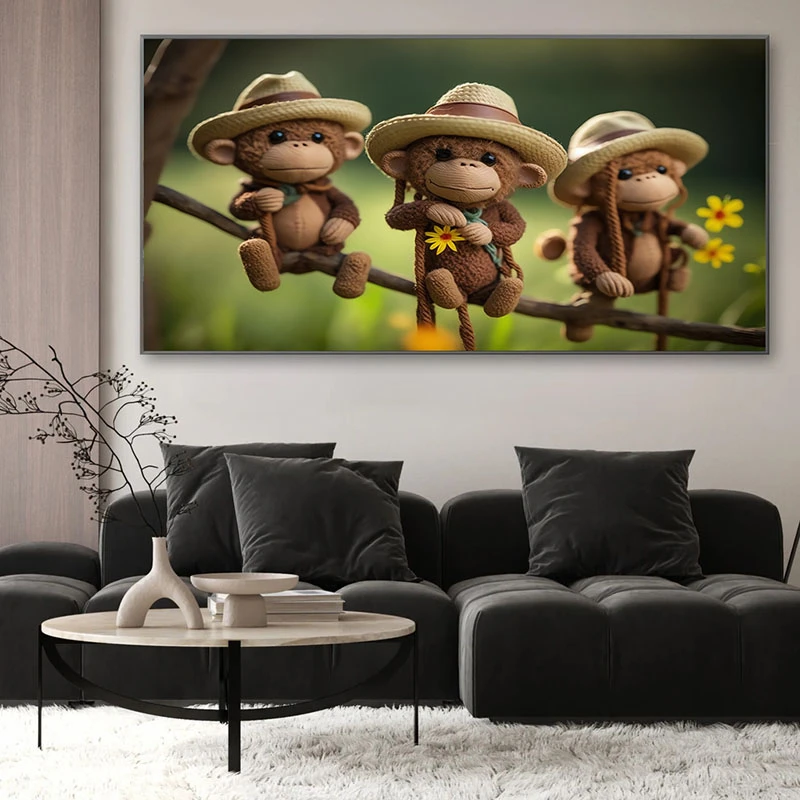 Doza Tripla de Veselie - Tablou camera copiilor