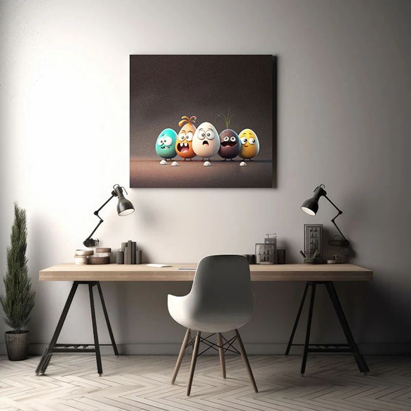 Lumea Dulce a Oualor de Ciocolata - Tablou camera copiilor