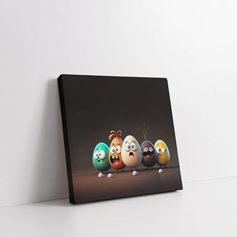 Lumea Dulce a Oualor de Ciocolata - Tablou camera copiilor