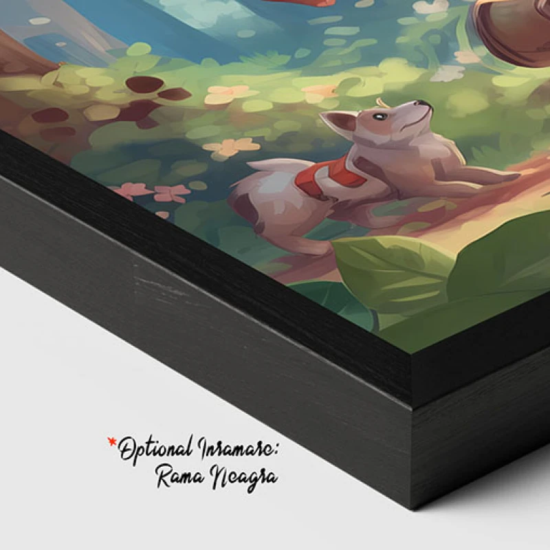 O Aventura Jucausa - Tablou camera copiilor