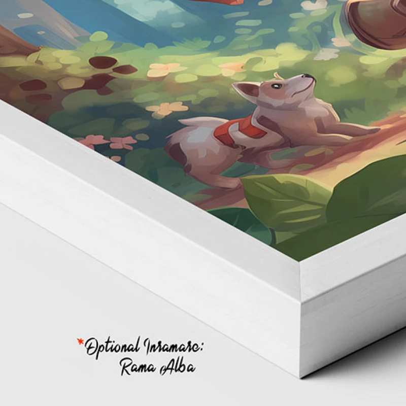 O Aventura Jucausa - Tablou camera copiilor