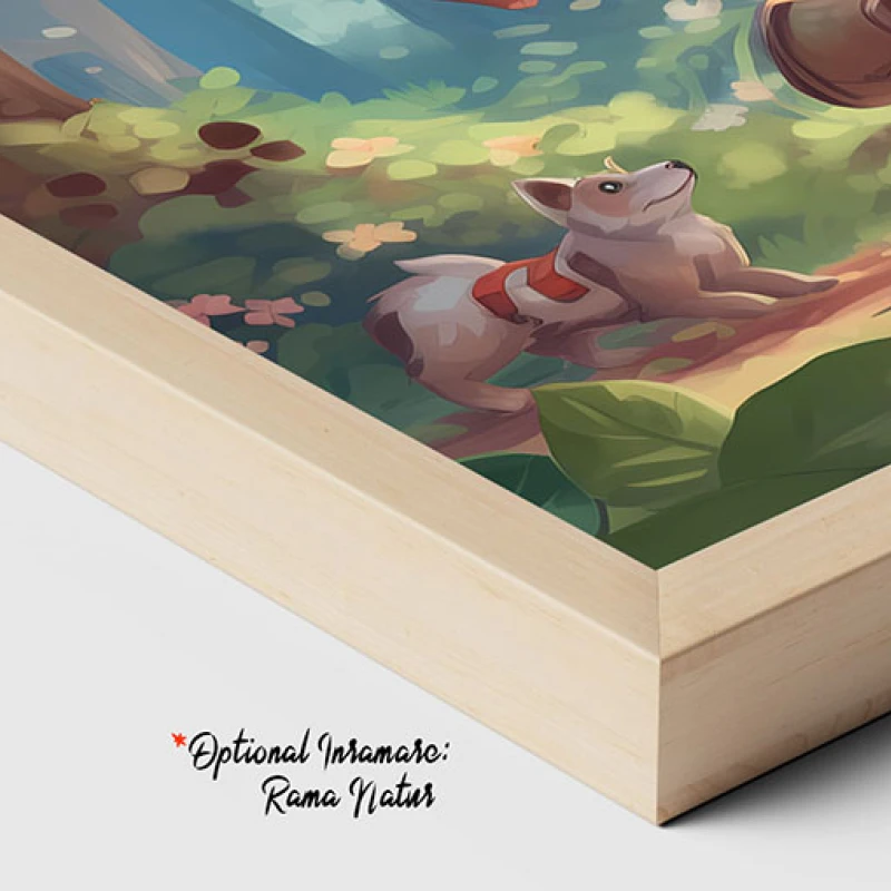 O Aventura Jucausa - Tablou camera copiilor