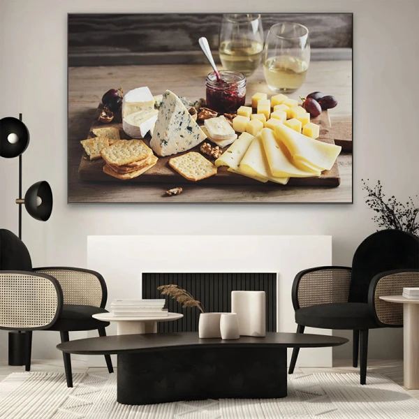 Platou cu branzeturi - Tablou Food Platou cu branzeturi - Tablou Food