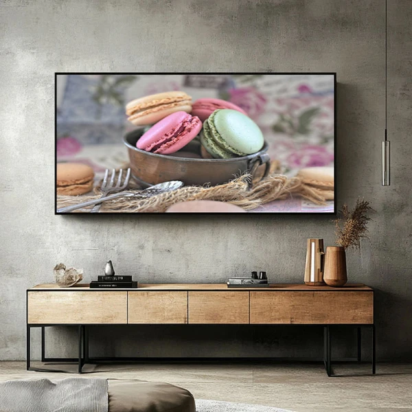 Bol cu macarons - Tablou Food Bol cu macarons - Tablou Food