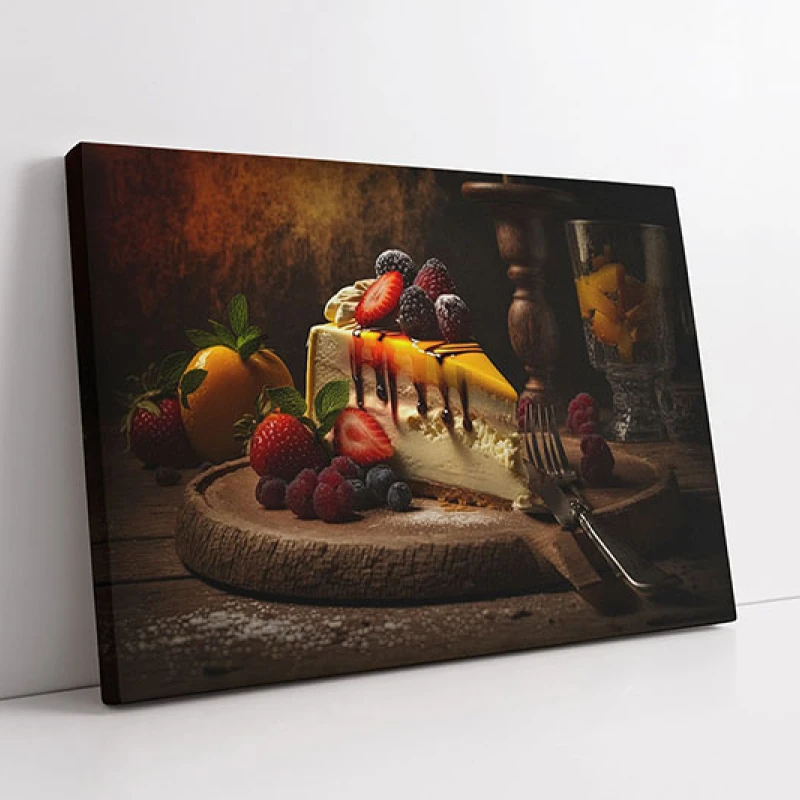 Felie de cheesecake - Tablou Food