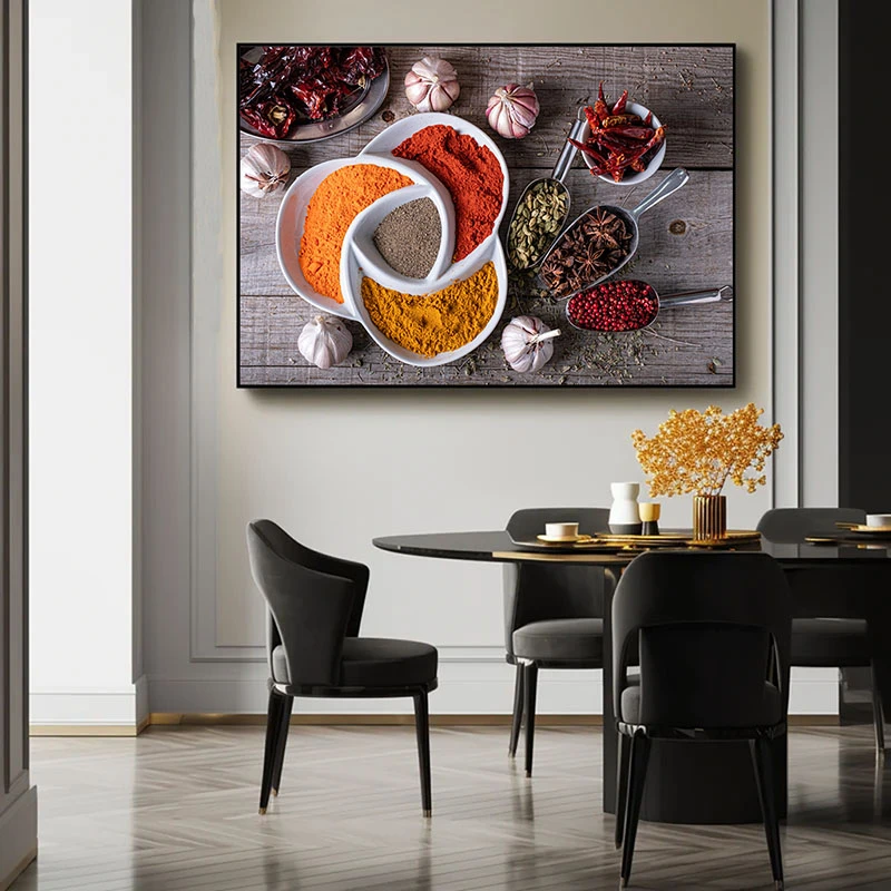 Condimente si ierburi indiene - Tablou Food Condimente si ierburi indiene - Tablou Food