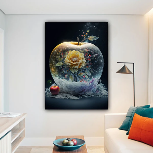 Printesa Florilor sub Cerul de Stele - Tablou Fantasy