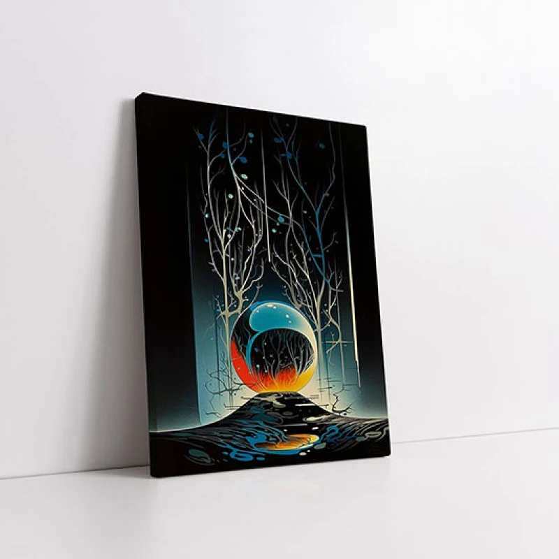 Reflectarea Visului Nocturn - Tablou Fantasy