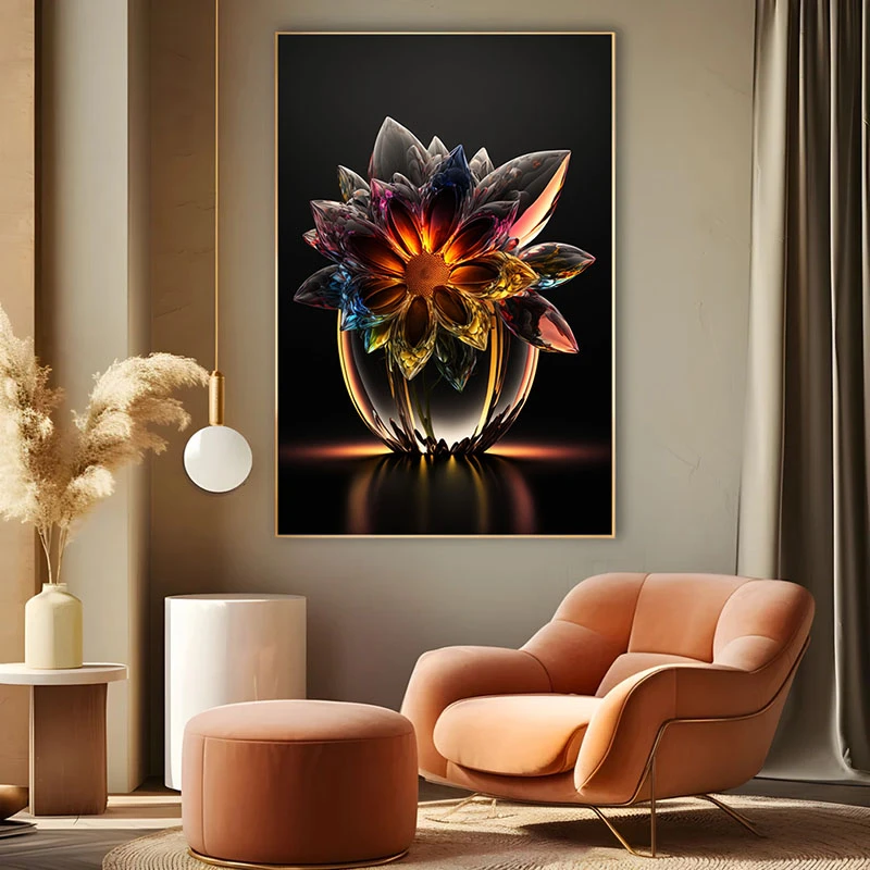 Armonia Luminii si Sticlei - Tablou Fantasy Armonia Luminii si Sticlei - Tablou Fantasy