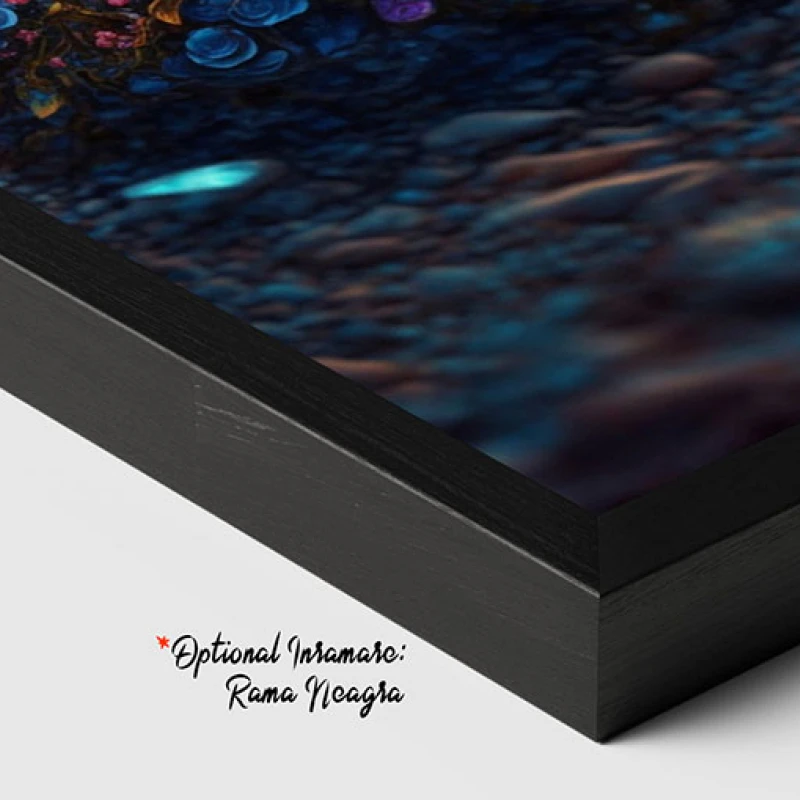 Sublimul Nocturn al Plajei Florilor - Tablou Fantasy