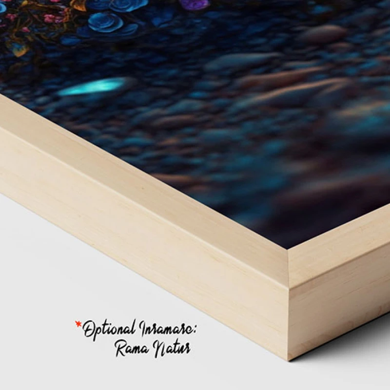 Sublimul Nocturn al Plajei Florilor - Tablou Fantasy