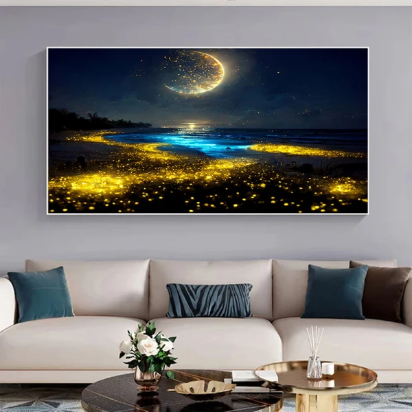 Sub Lumina Lunii - Tablou Fantasy