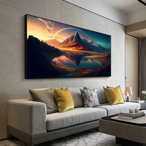 Eminenta Curcubeului - Tablou Fantasy