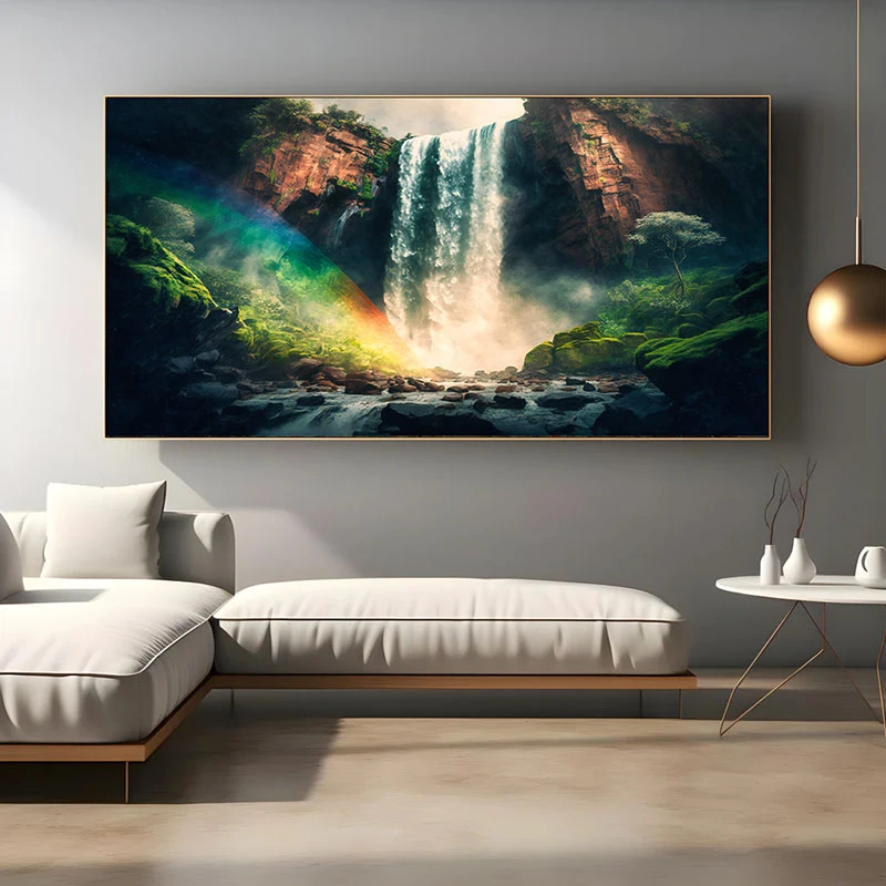 Curcubeul Cascadelor - Tablou Fantasy