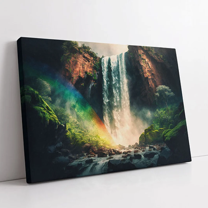 Curcubeul Cascadelor - Tablou Fantasy