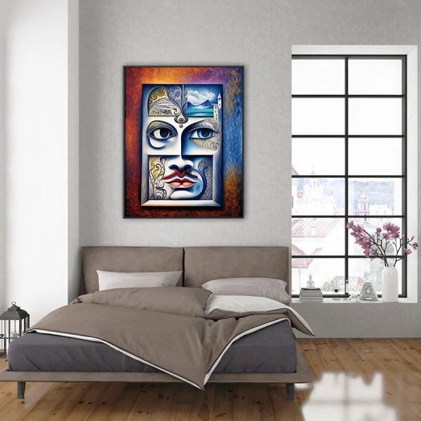 Portret în Contrast - Tablou Fantezie