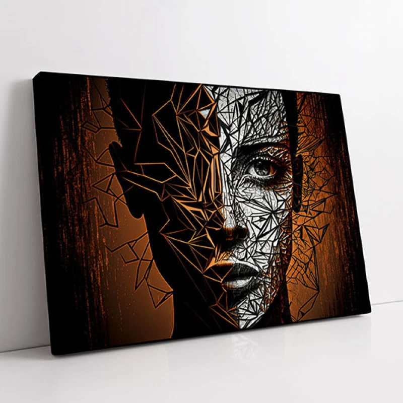 Chip în Unghiuri și Linii - Tablou Fantezie