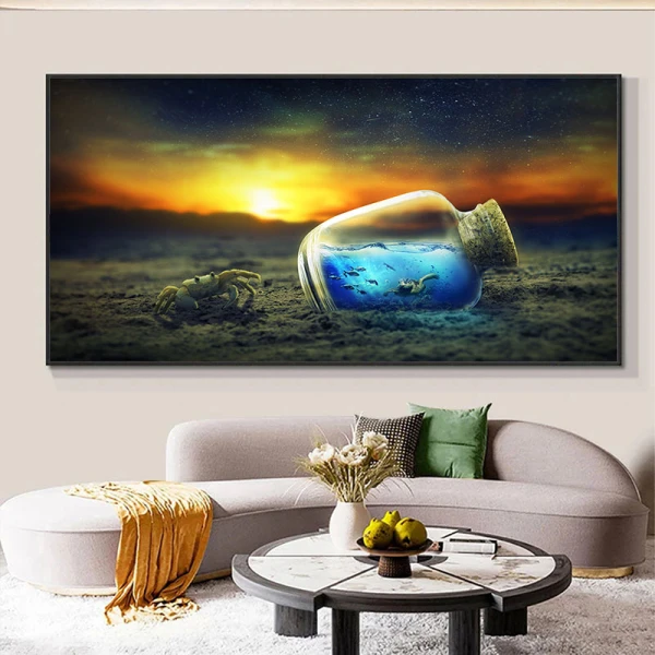 Prizonier în Sticlă - Tablou Fantezie