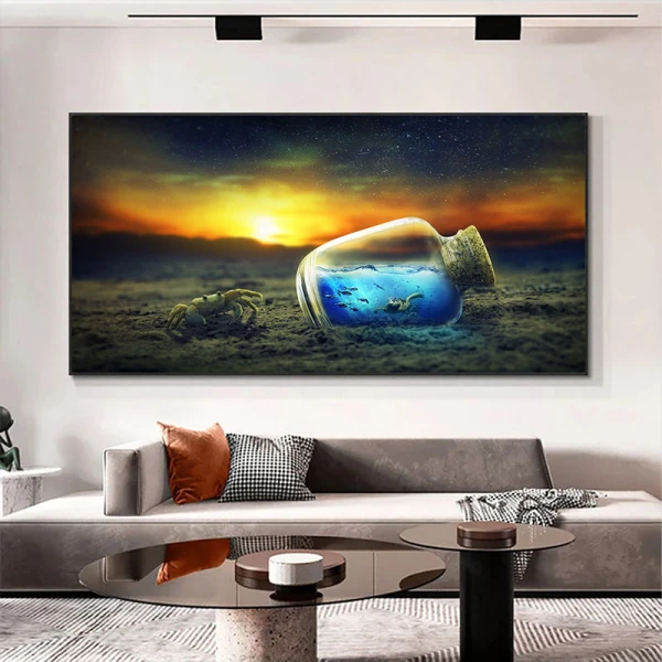 Prizonier în Sticlă - Tablou Fantezie