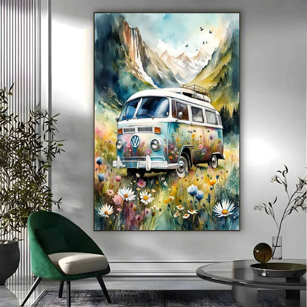 Voyage Hippie - Tablou Fantezie