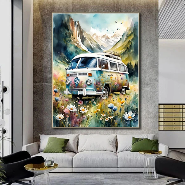 Voyage Hippie - Tablou Fantezie