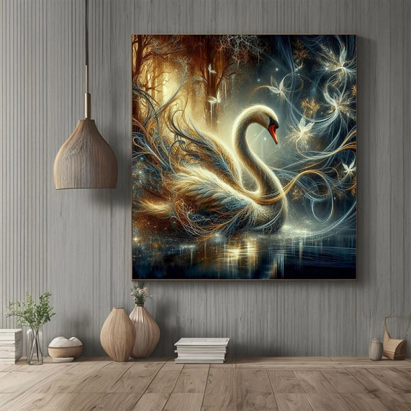 Lacul Paradisului - Tablou Fantasy