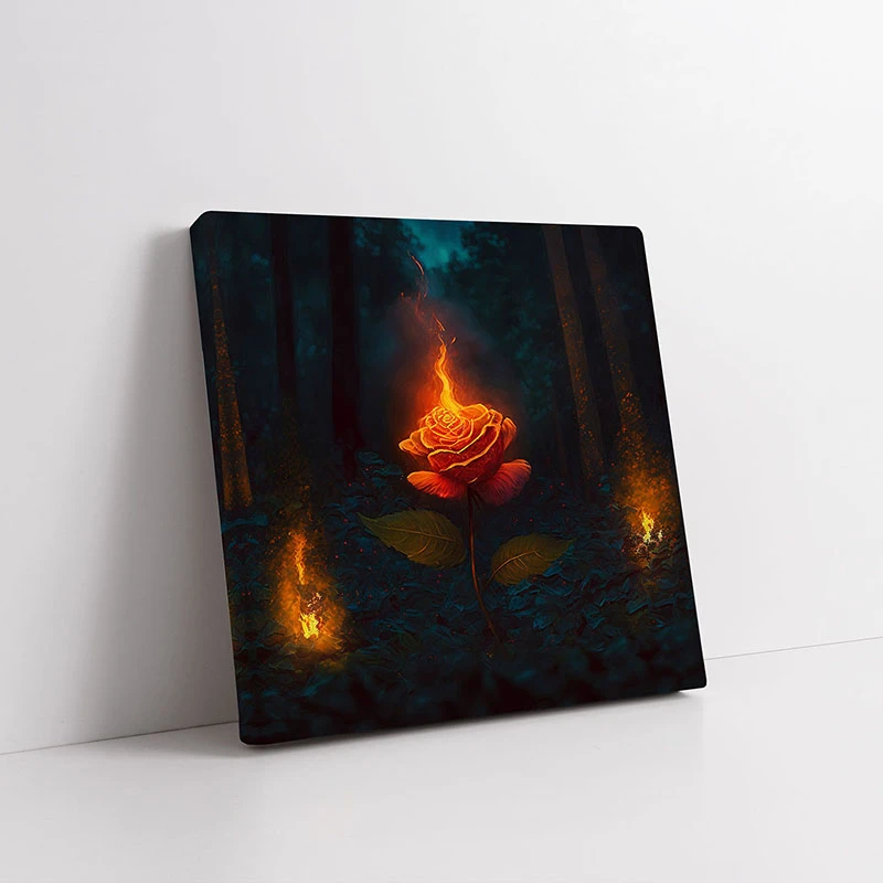 Torță în Întuneric - Tablou Fantasy