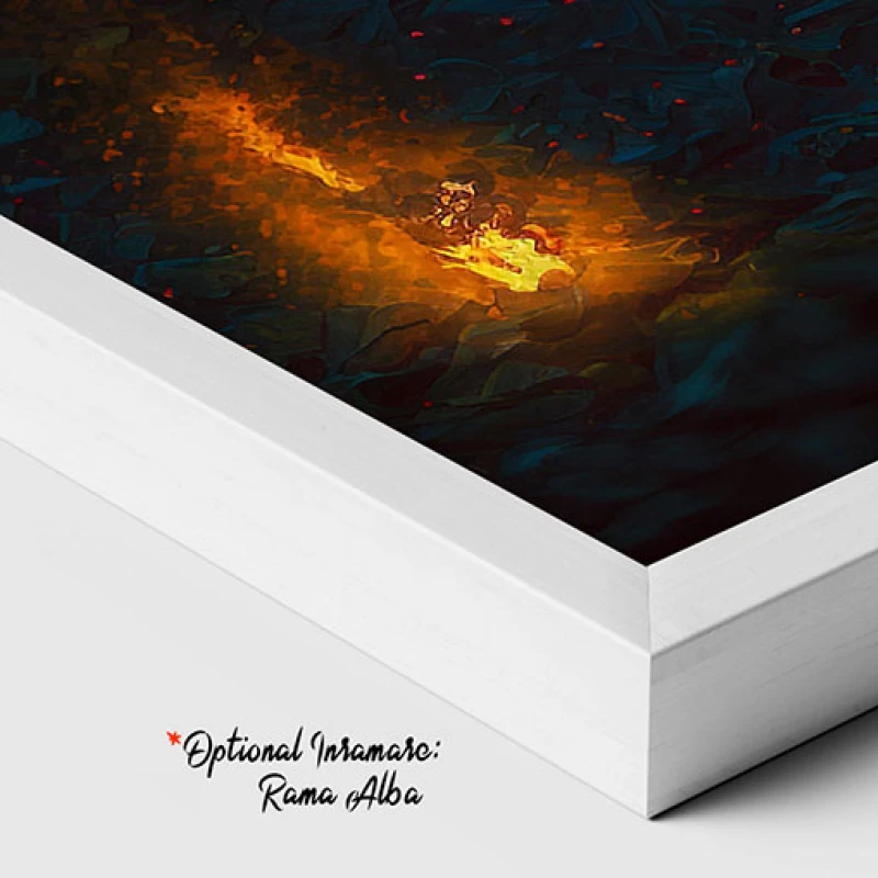 Torță în Întuneric - Tablou Fantasy