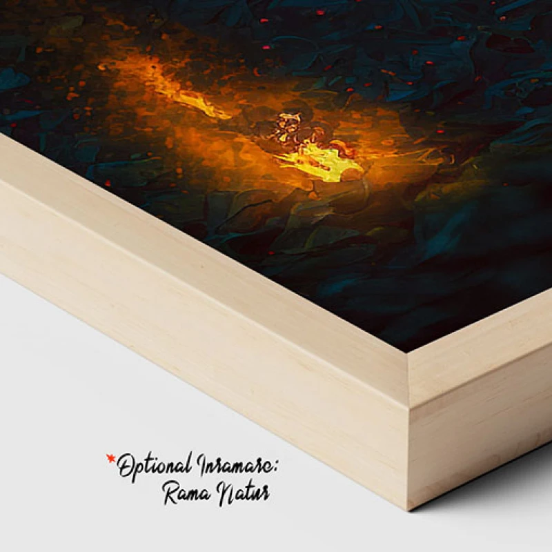 Torță în Întuneric - Tablou Fantasy