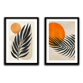 Joc din Frunze - Set 2 Tablouri