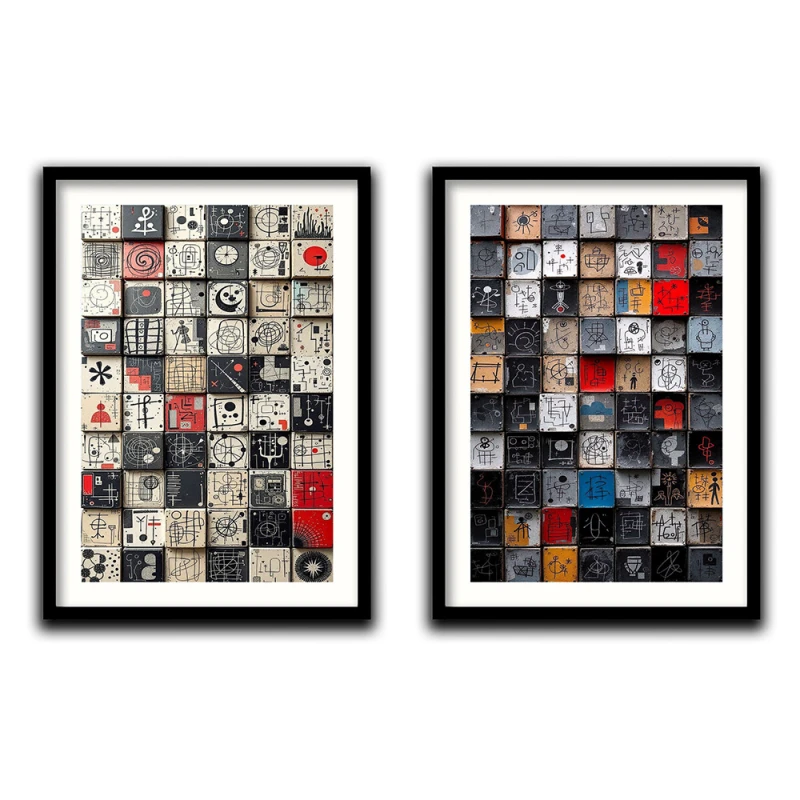 Domino - Set 2 Tablouri