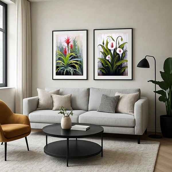 Grădina Gândurilor - Set 2 Tablouri