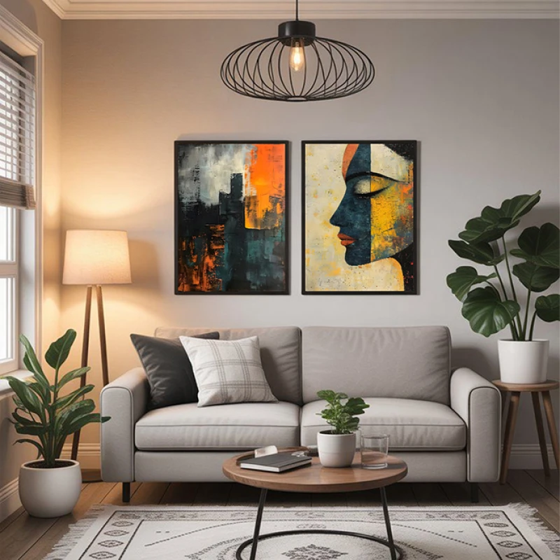 Doua Lumi - Set 2 Tablouri