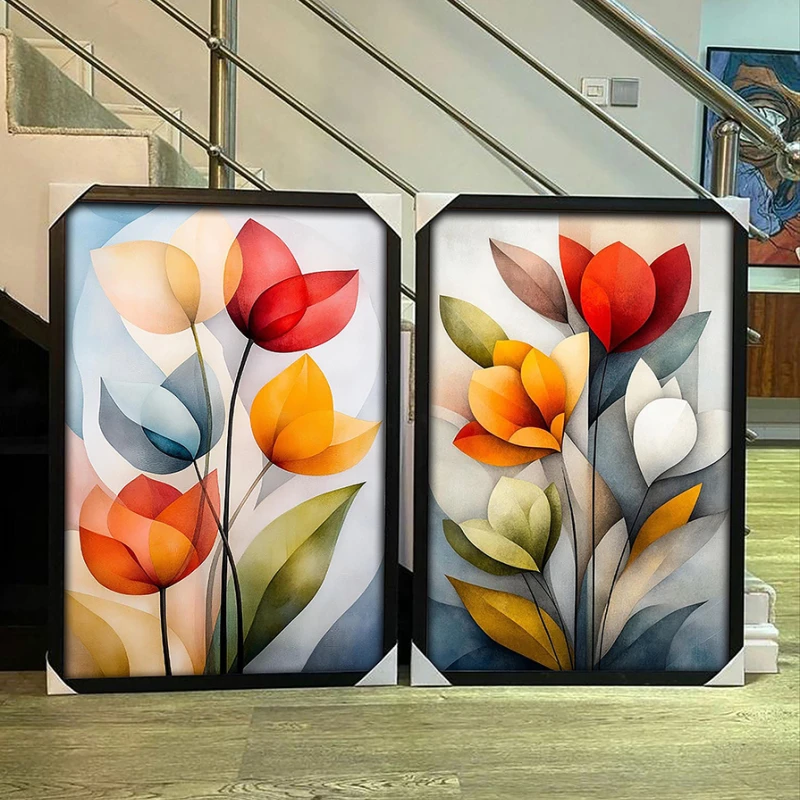 Petale în Lumină - Set 2 Tablouri