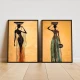 Set 2 Tablouri Înrămate - Duo Elegant, tablouri abstracte premium, decor pentru living, dormitor sau hol