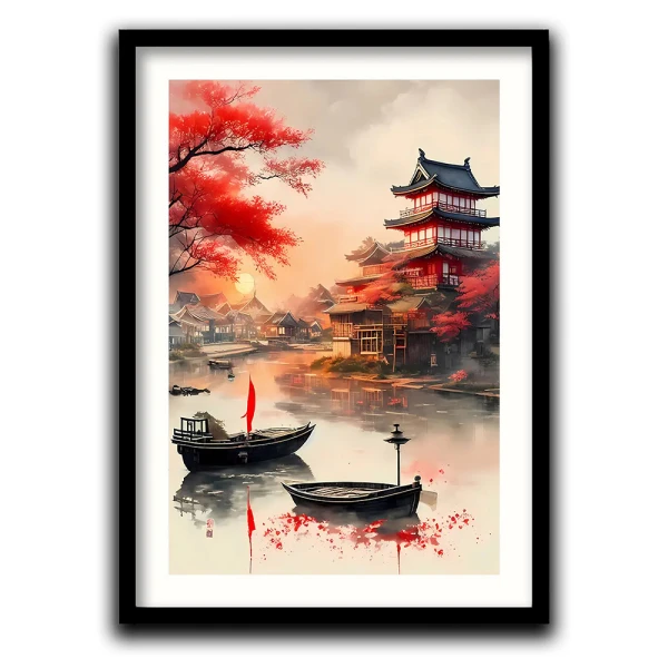 Apus Oriental - Tablou peisaj